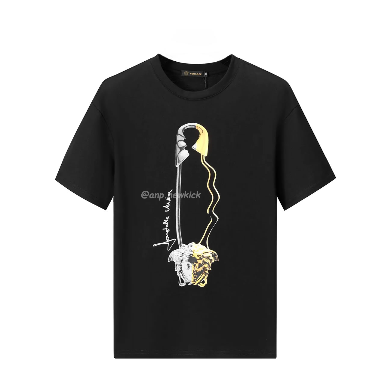 Versace Pattern Medusa Logo Printed Cotton T Shirt (13) - newkick.app